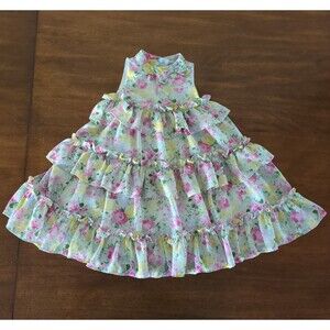 Janie and Jack GirlsThe Peony Party Dress dress size 5 EUC